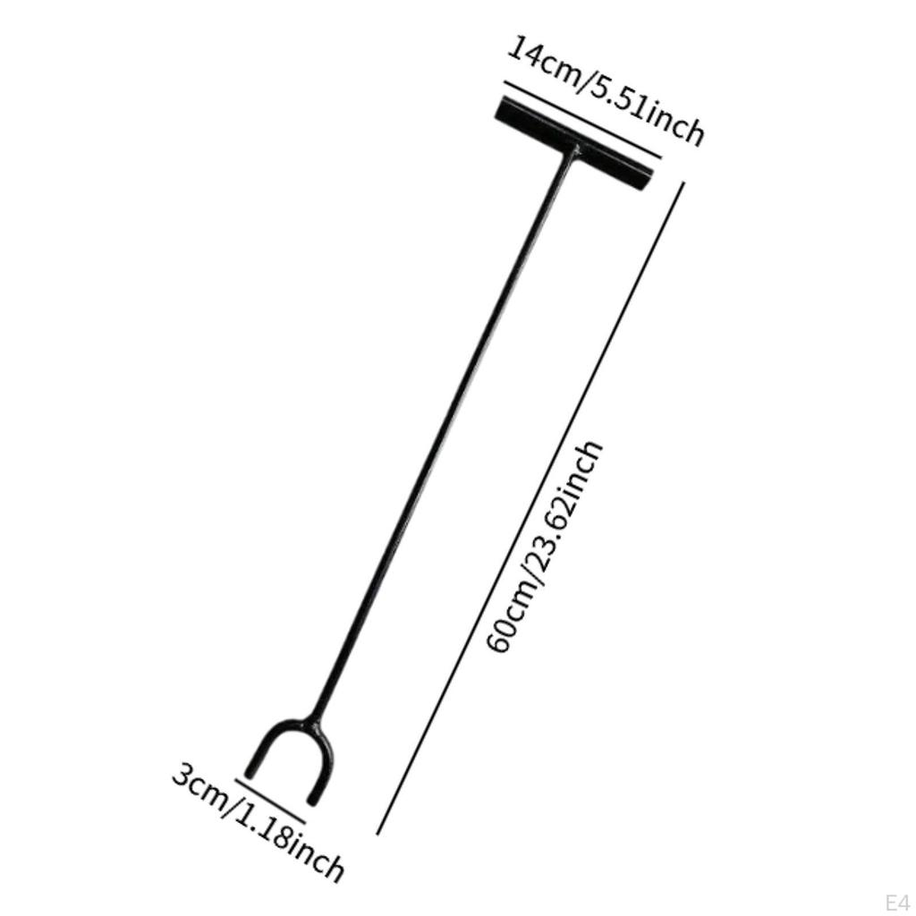 Cheie furculiță pentru robinet de apometru, tijă de extensie, deschidere lină, universală, portabilă, design ergonomic