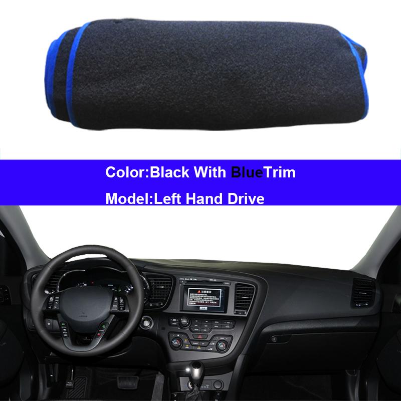 For Kia Optima K5 2011 - 2015 Car Inner Dashboard Cover Auto Dash Mat Carpet Sun shade Dashmat Rug Cushion 2014 2013