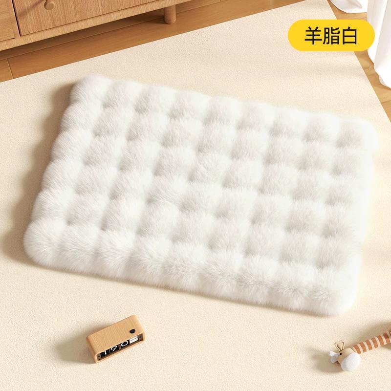 Cat nest cushion cat blanket winter sleeping pet cat blanket warm kennel winter thickened rabbit down sleeping mat