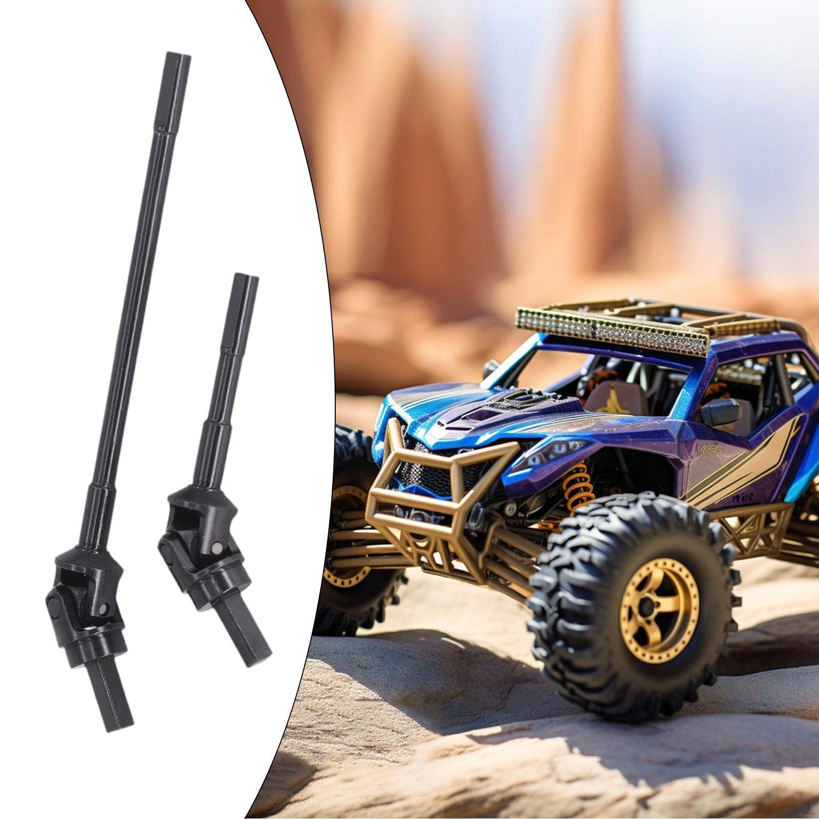 

1/10 RC Car Drive Shaft Set CVD Axle Metal Accessories for SCX10 Accessories Front CVD