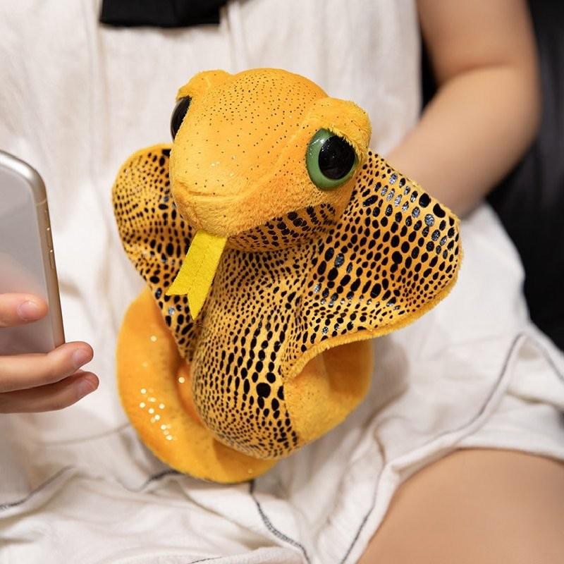 Adorable Plush Snake Doll Soft And Cuddly Serpent Toy For Kids In Various Colors