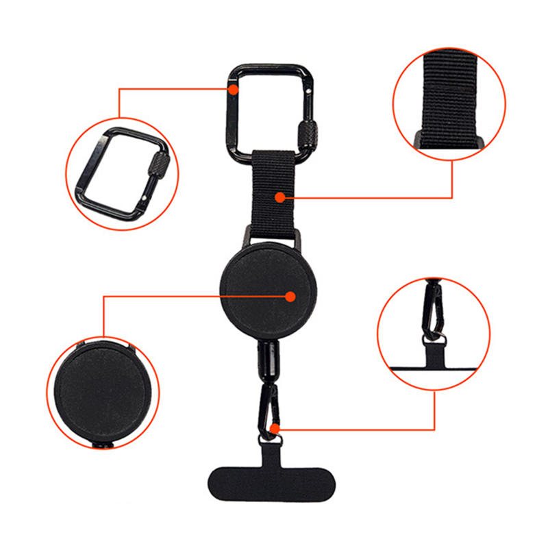 Outdoor Anti-theft Phone Holder Cellphone Lanyard Strap Smartphone Safety Tether with Belt Clip Cellphone Lanyard for Travel