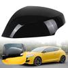 Side Mirror Cover  Glossy Black For Renault Megane MK3 2008 2009 2010 2011 2012 2013 2014 2015 Exterior Rearview  Mirror Cap