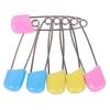 50 Pcs Diaper Pins Stainless Steel Plastic Head Baby Safety Pins Versatile Use for Crafts Laundry Jewelry Making Large