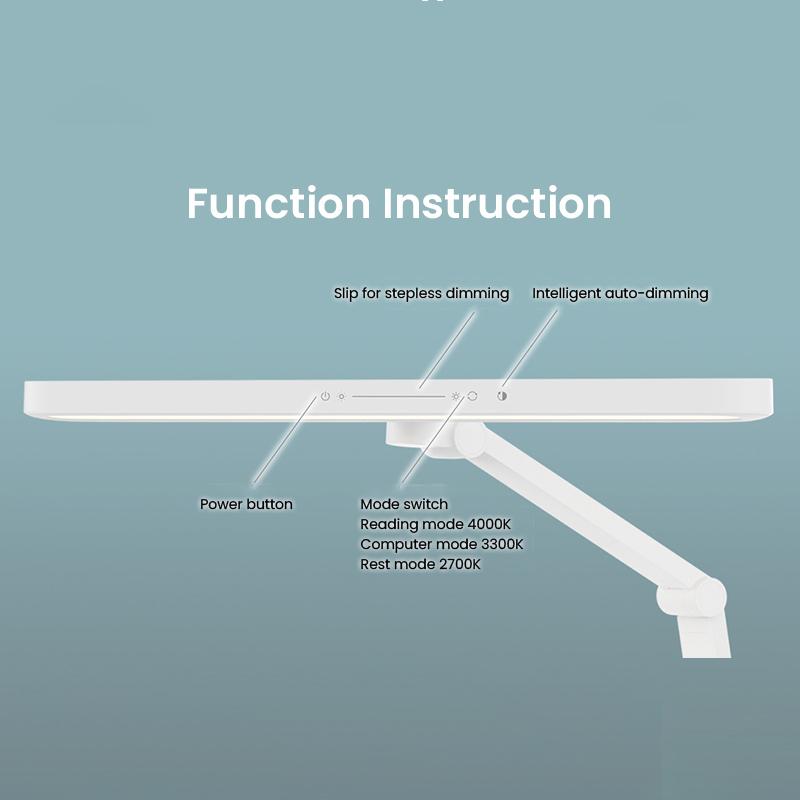 Philips LED Lamp Eye Protective Desk Light Smart Sensor, Detect Environment Brightness 3 Modes Light Source CCT 2700K / 4000K / 6500K