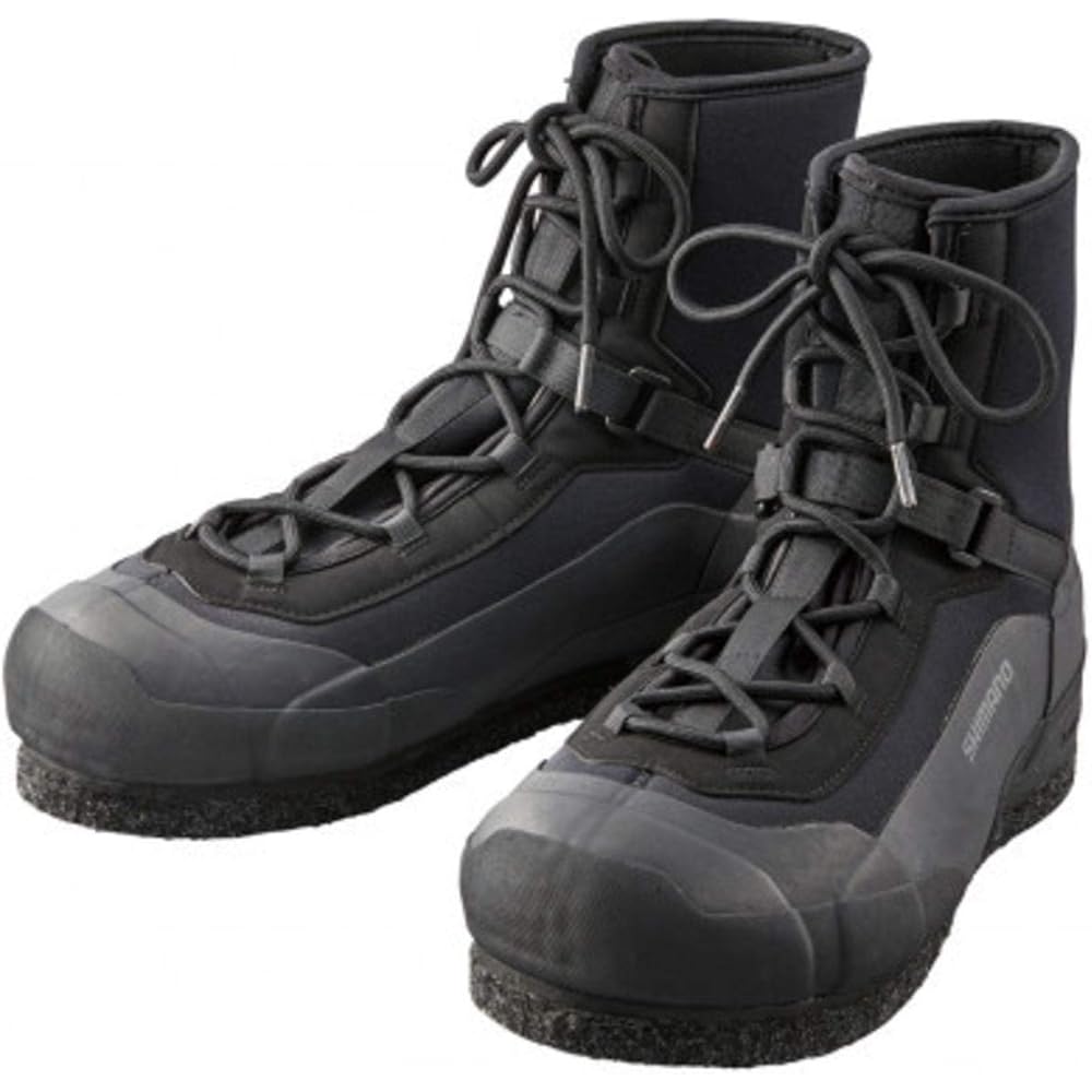 [Shimano] Fishing Shoes Rock Shore Wet Boots Water Drain Pin Felt FS-080U Black 28cm