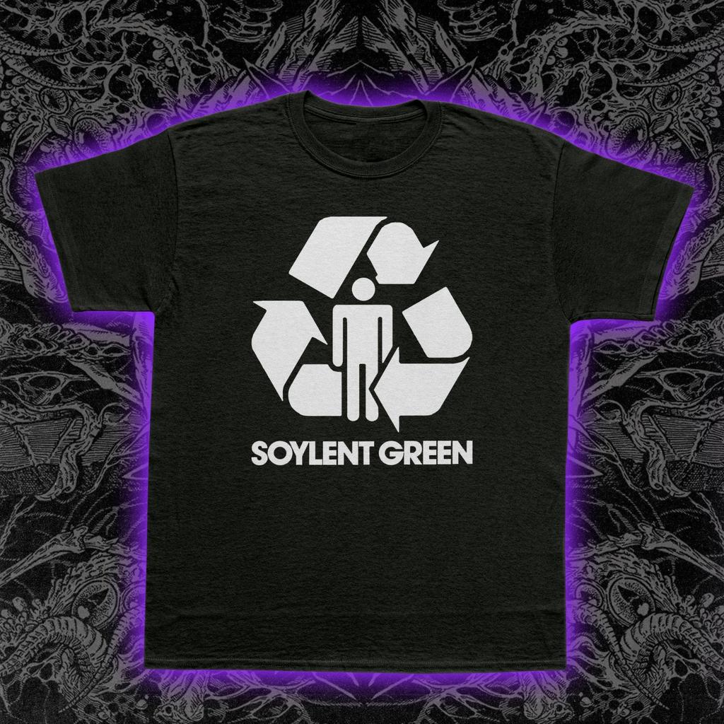 Soylent Green T-Shirt 1973 Dystopian Sci-Fi Cult Film Graphic Tee Unisex