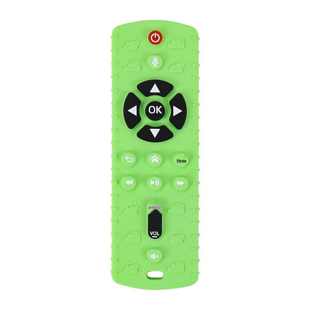 Silicone Teether Remote Control Toy for Babies 6+ Months