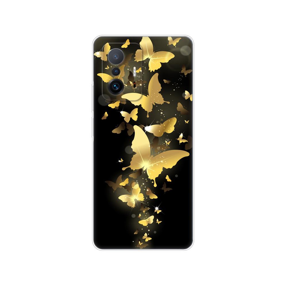 Pro Xiaomi 11T Pouzdro Pro Xiaomi 11T Pro Měkké Pouzdro Silikonový Kryt Zadní Strany Telefonu Pro Xiaomi11T mi 11 T 11TPro coque 6,67 palce nárazník TPU