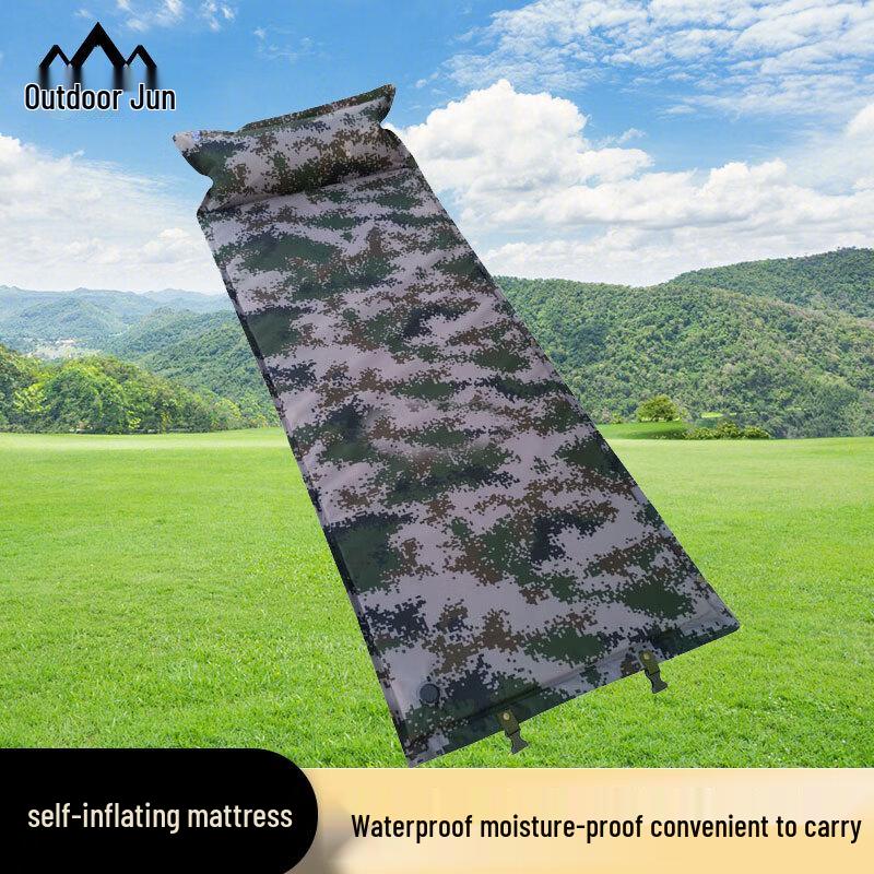 

Outdoor Automatic Inflatable Sleeping Pad with Pillow 190x70x2.5 cm