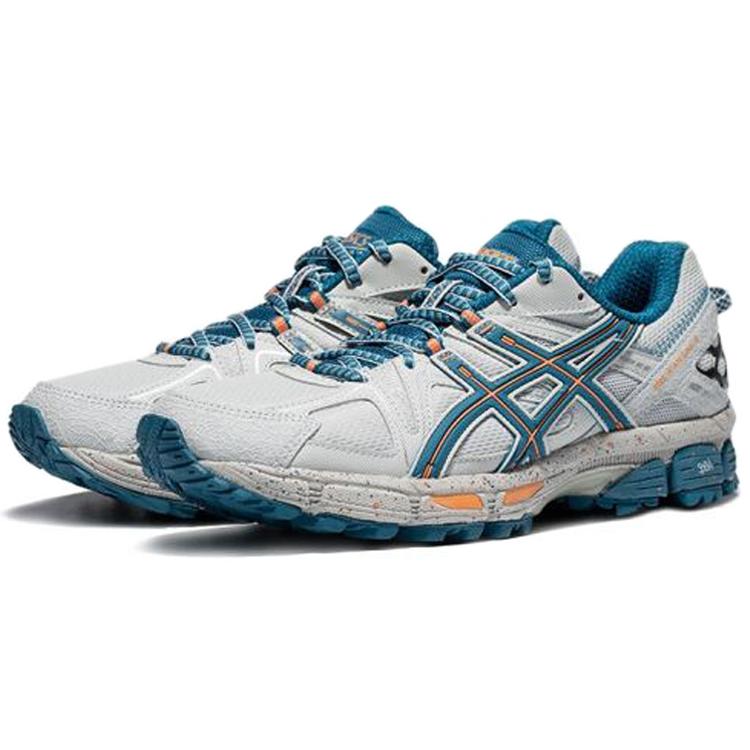 Neu Asics Gel Kahana 8 'Grau Blau' 1011B109-022