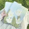 Smart Stand Case Cover For Samsung Tab S7 S8 S9 11 Plus S10 S9 12.4 Inch Case Smart Cover For Tab A9 8.7" Plus 11"  Tulip Flower