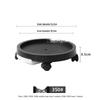 Mobile Plant Pot Caddy Tray with Universal Wheels