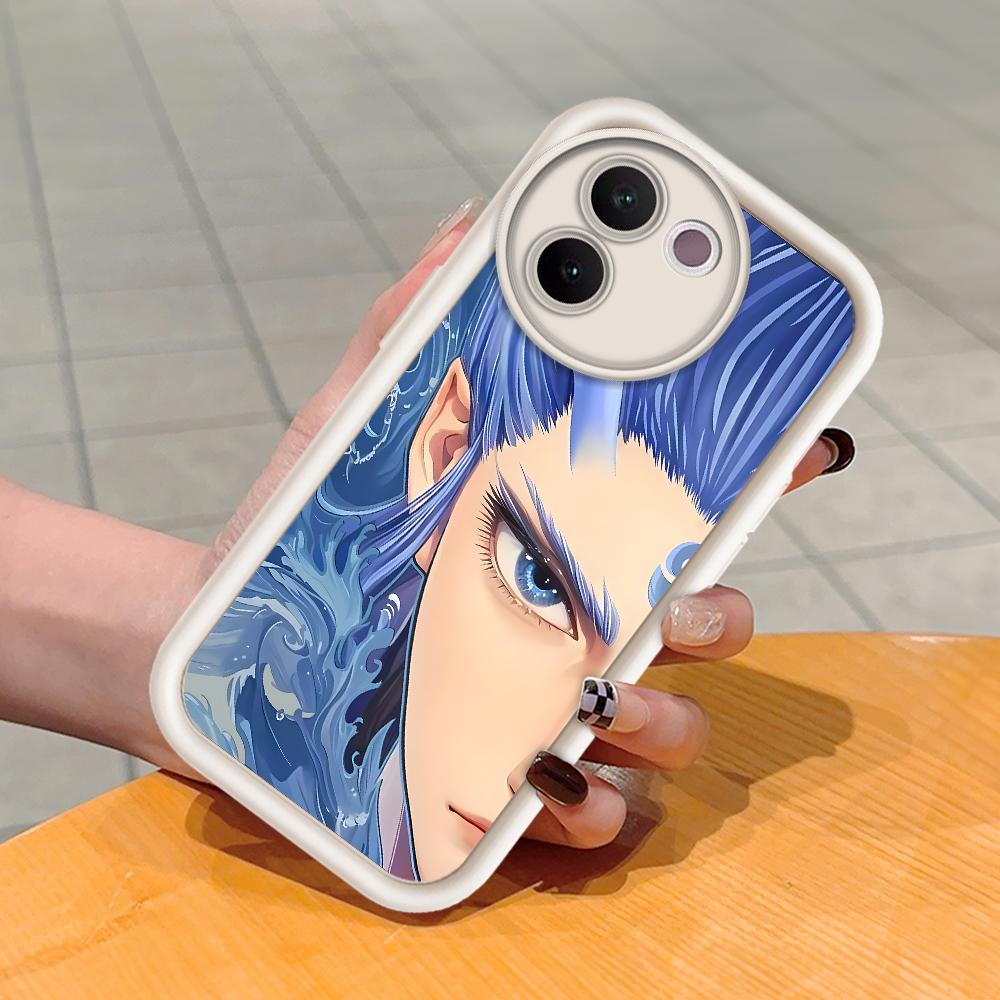 For Honor 200 90 Lite Huawei P30 P40 P50 Infinix Vivo V40 V30 Y16 Y19s Y22 Y22s Y36 Anime Characters Silicone Soft Full Lens Protect Case