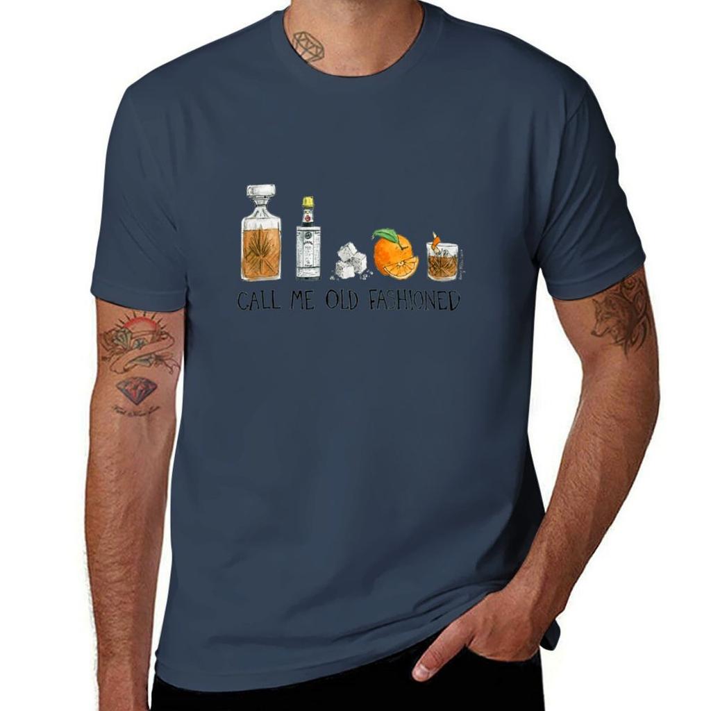 Call Me Old Fashioned Tshirt Basic Lightweight Short Sleeve Tee