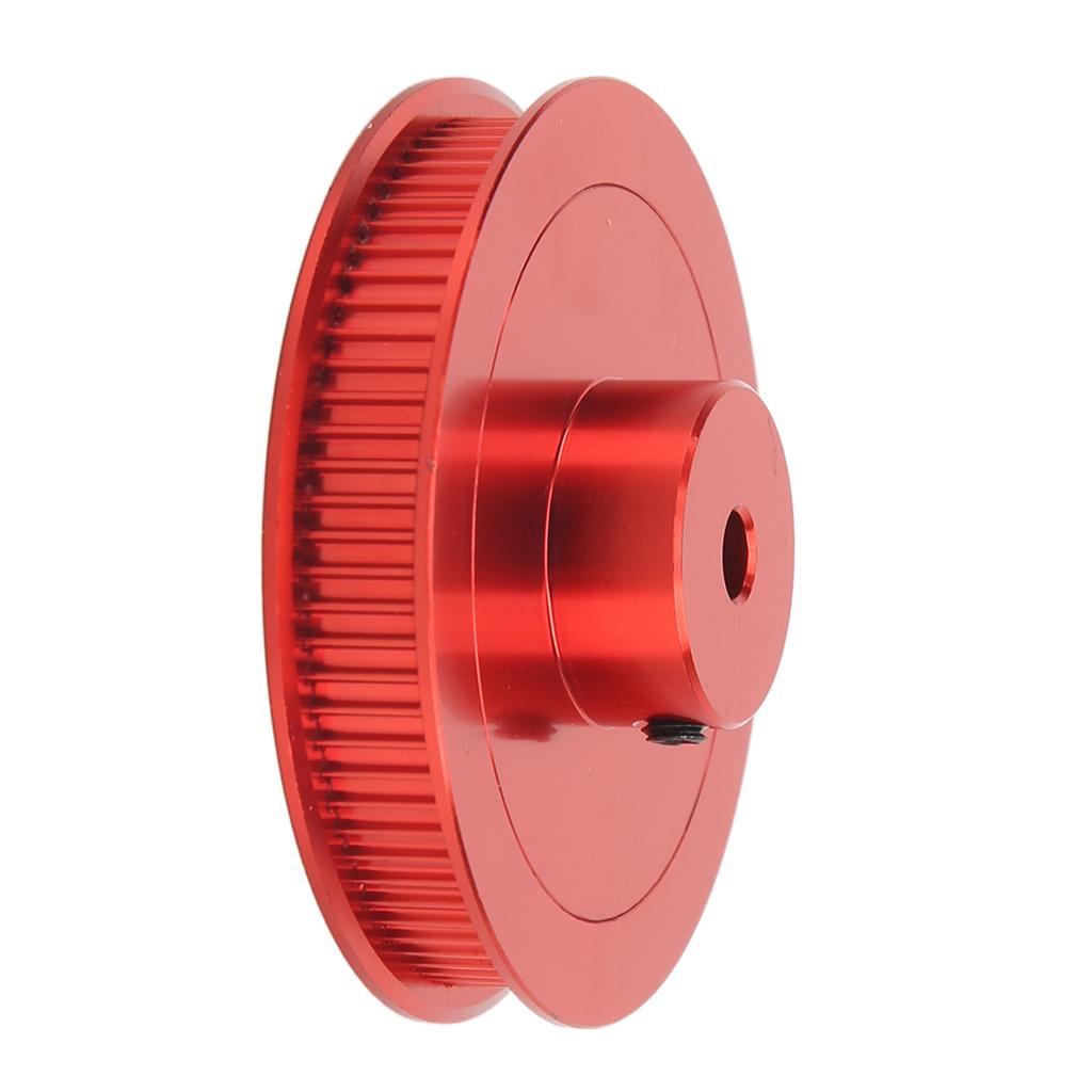 Synchronous Wheel 80T 5mm GT2 Timing Belt Pulley Alloy Steel for 3D Printer CNC Lathe Silver