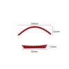 For Toyota Highlander Red Carbon Fiber Interior Speedometer Accent Cover Trim