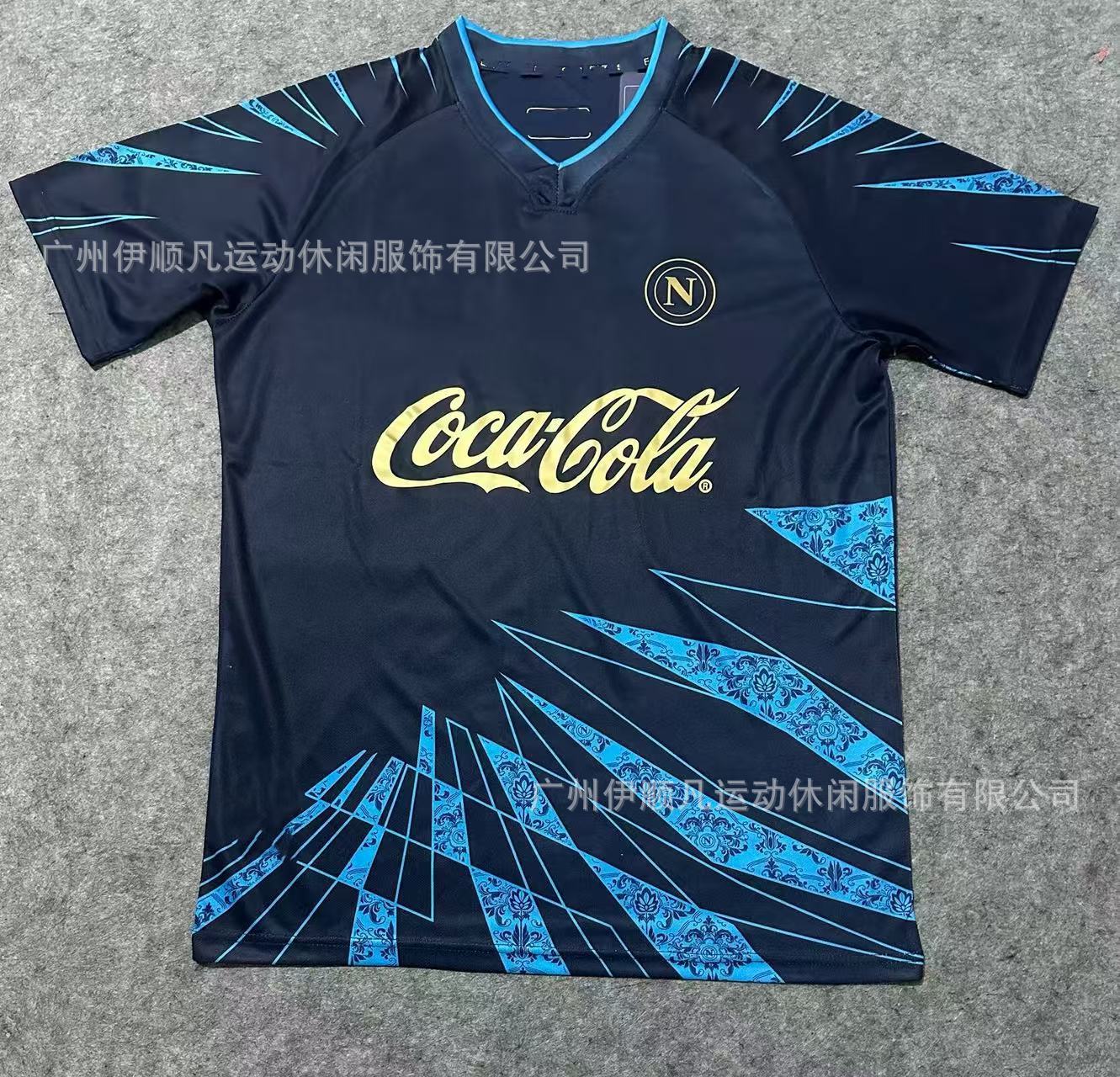 Champions Napoli jersey 25-26 short-sleeved home and away No. 10 Maradona 2425 goalkeeper football jersey S