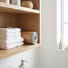 BAMBOO BATH MAT RUG 75x50 CM ANTI-SLIP BAMBOO
