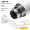Scktoo Heavy-Duty Curtain Tension Rod, 2.4m White, Curtain Rail, Tension Type, Telescopic Rod, 240cm, Heavy Duty, No Drilling Required, Curtain Rod, S