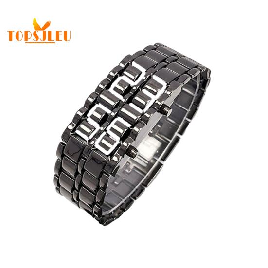 

Мужские цифровые часы: Большой экран, гальваническое покрытие, высокая точность, стильный стиль, ремешок из нержавеющей стали — легкий браслет 3 чёрный