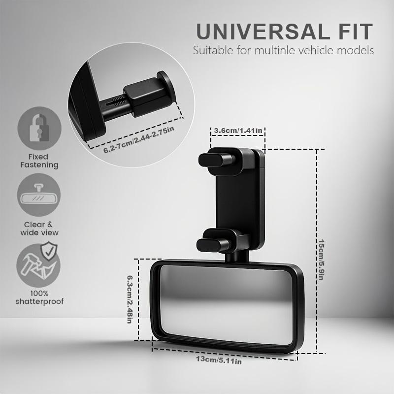 Car Auxiliary Mirror Car Baby Observing Mirror Rearview Baby Mirror 360-Degree Rotation Safe Driving Auto Interior Accessories Interior Mirrors6