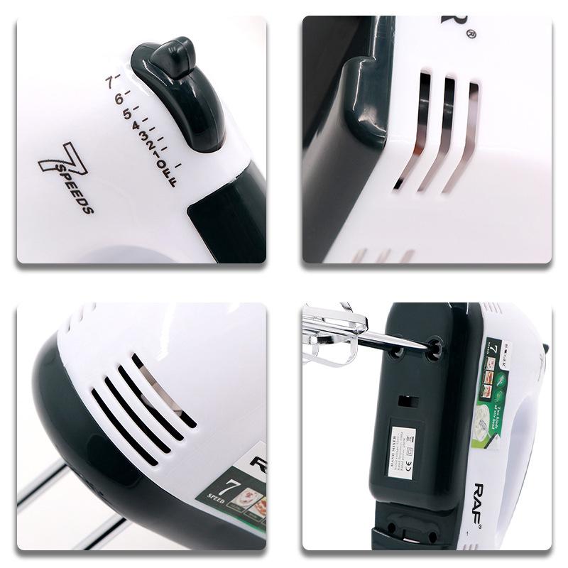 7rychlostní elektrický šlehač vajec Ruční domácí šlehač vajec s vysokým výkonem a mixér na pečení těsta