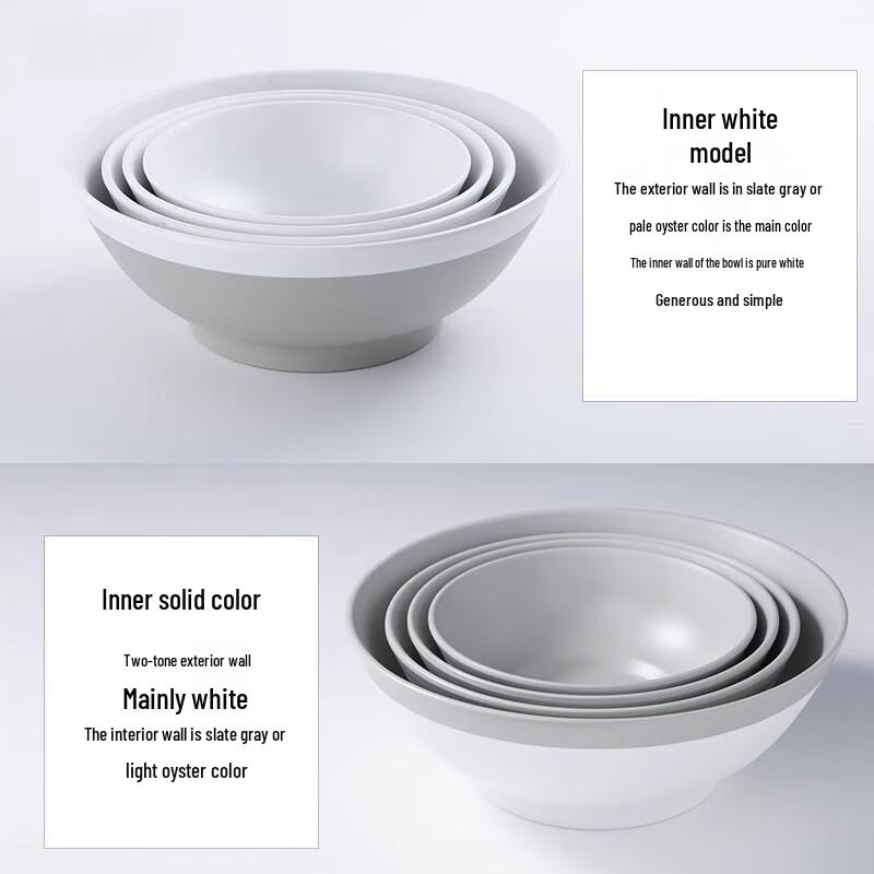 Melamin matt tiefe Nudelsuppenschale