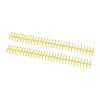 10 Pcs Loose Leaf Binding Spine 30 Hole Cuttable Wear Resistant PP Plastic 10mm Binding Comb for Student