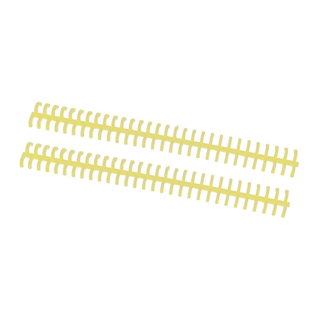 10 Pcs Loose Leaf Binding Spine 30 Hole Cuttable Wear Resistant PP Plastic 10mm Binding Comb for Student