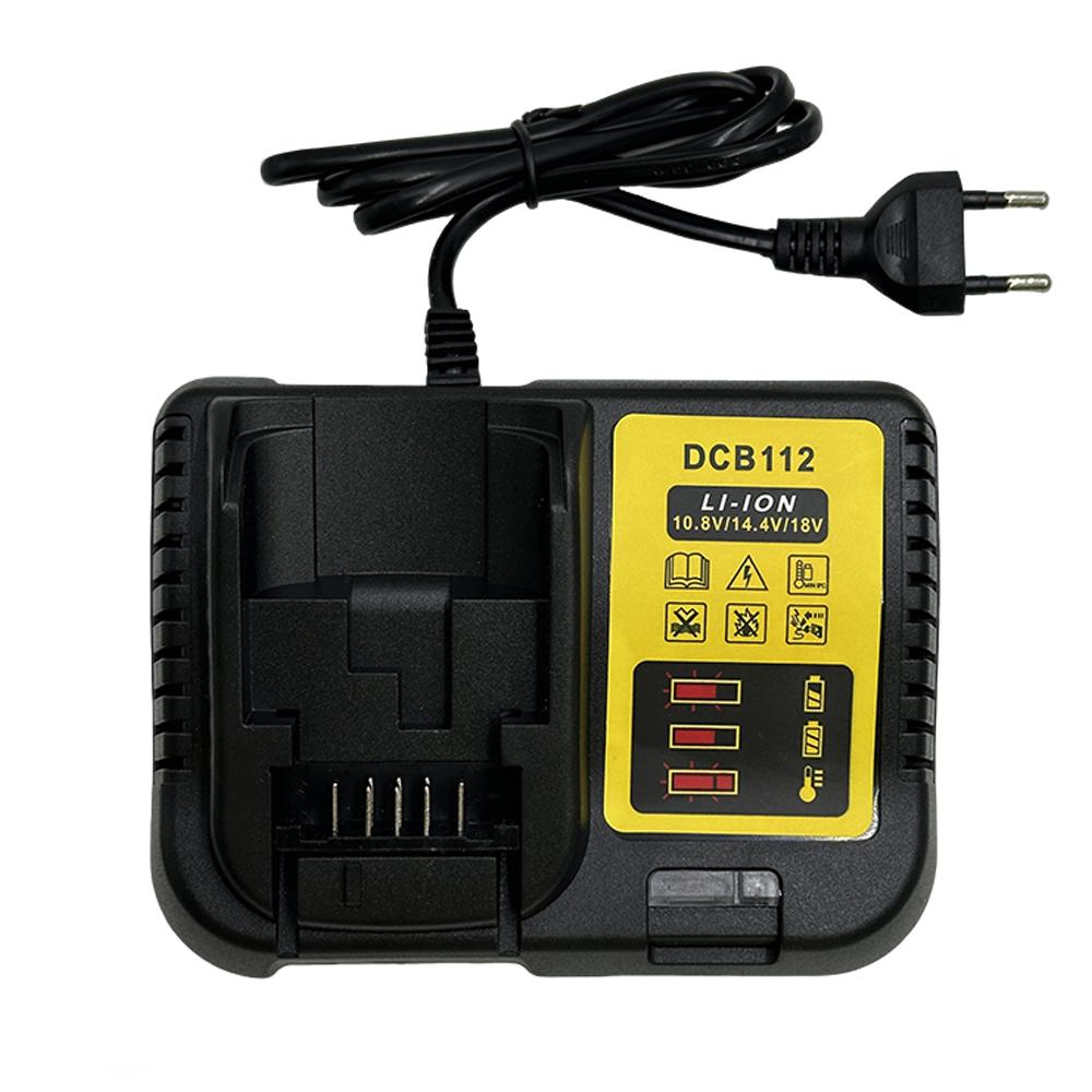 2A DCB112 Lithium Battery Charger For 10.8V 14.4V 18V 20V DCB206 DCB205 DCB204 DCB203 DCB120,DCB107 DCB115