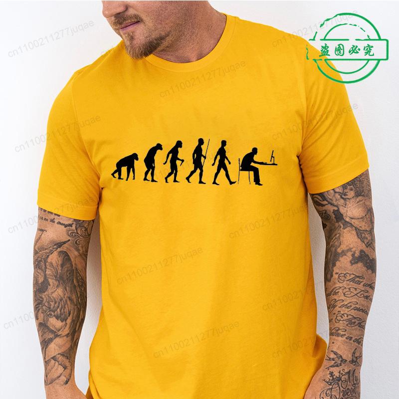 Funny Geek Lover IT Evolution of Man Computer Programmer T-Shirt Unisex Summer Fashion Streetwear Tops Graphic T Shirts Clothes
