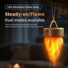 Solar Lanterns Outdoor Waterproof,Upgraded Flickering Flame Solar Lanterns