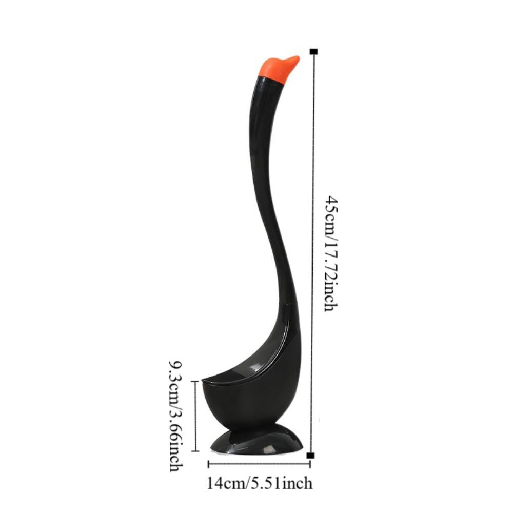 Swan Shape Toilet Plunger Cartoon Toilet Cleaning Brush Durable Toilet Brush Holder  Cleaning