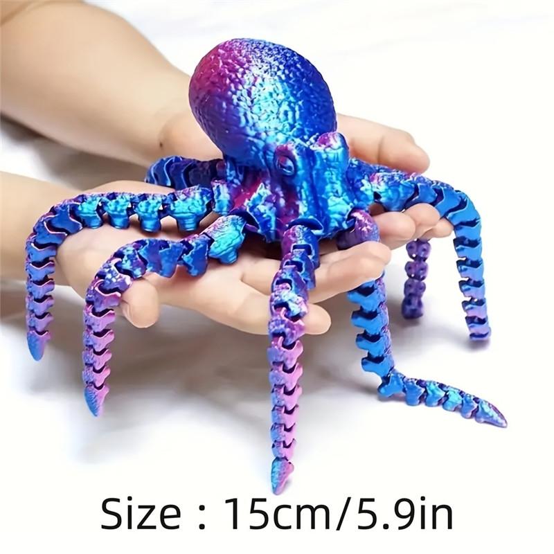 Lifelike Tentacle Movement - Multi-Jointed Legs - Realistic Suction Cups - Marine-Themed Party Decor - Christmas/Halloween Gifts