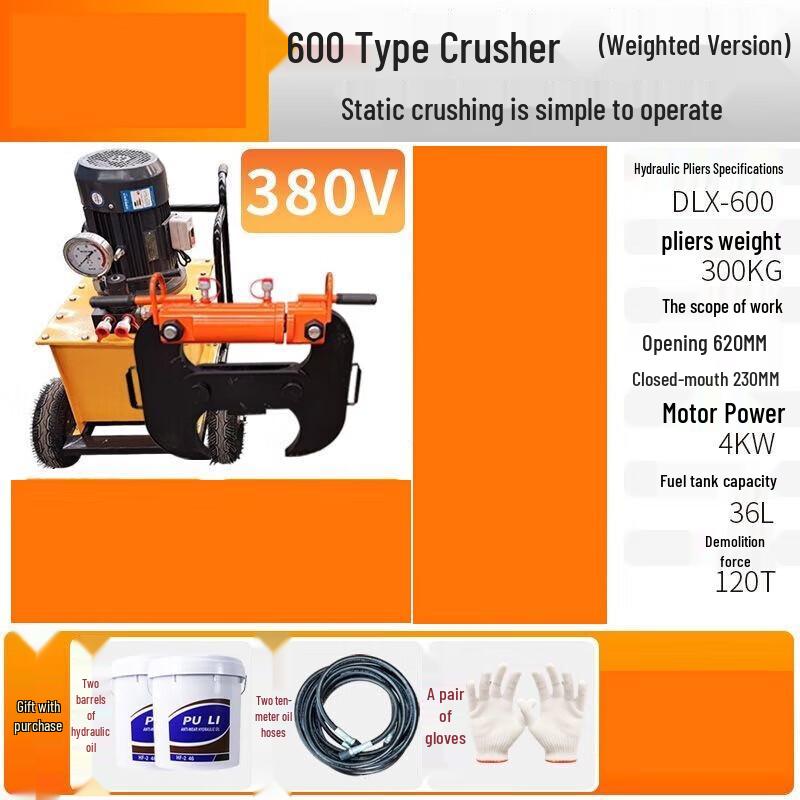 

Erboli Hydraulic Concrete Demolition Clamp CN plug (adapter included)
