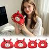Large Capacity Pencil Case Plush Stationery Pouch Cartoon Earphone Pouch  Stationery Organizer