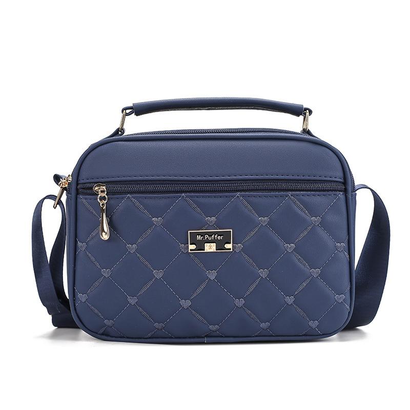 Modna Damska Torba Nowy Styl Diamentowa PU Torba Crossbody Wszechstronna Mała Torba Damska Torba na Ramię