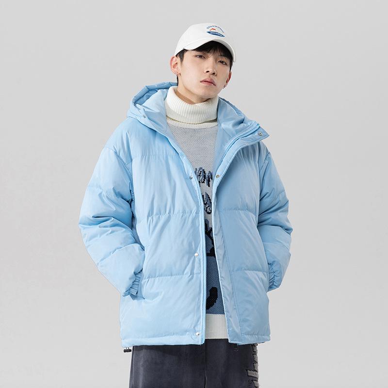 

Зимняя новая мужская куртка с капюшоном, утолщенная и теплая, на белом утином пуху, трендовая куртка-унисекс 3XL