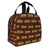 IPT Checkered Plaid African American Fraternity Insulated Lunch Bag for Portable Iota Phi Theta 1963 Thermal Cooler Bento Box