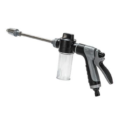 Rotating Head Watering Spray Guns High Pressure Car Washer with Detachable Soap Dispenser Garden Irrigation System