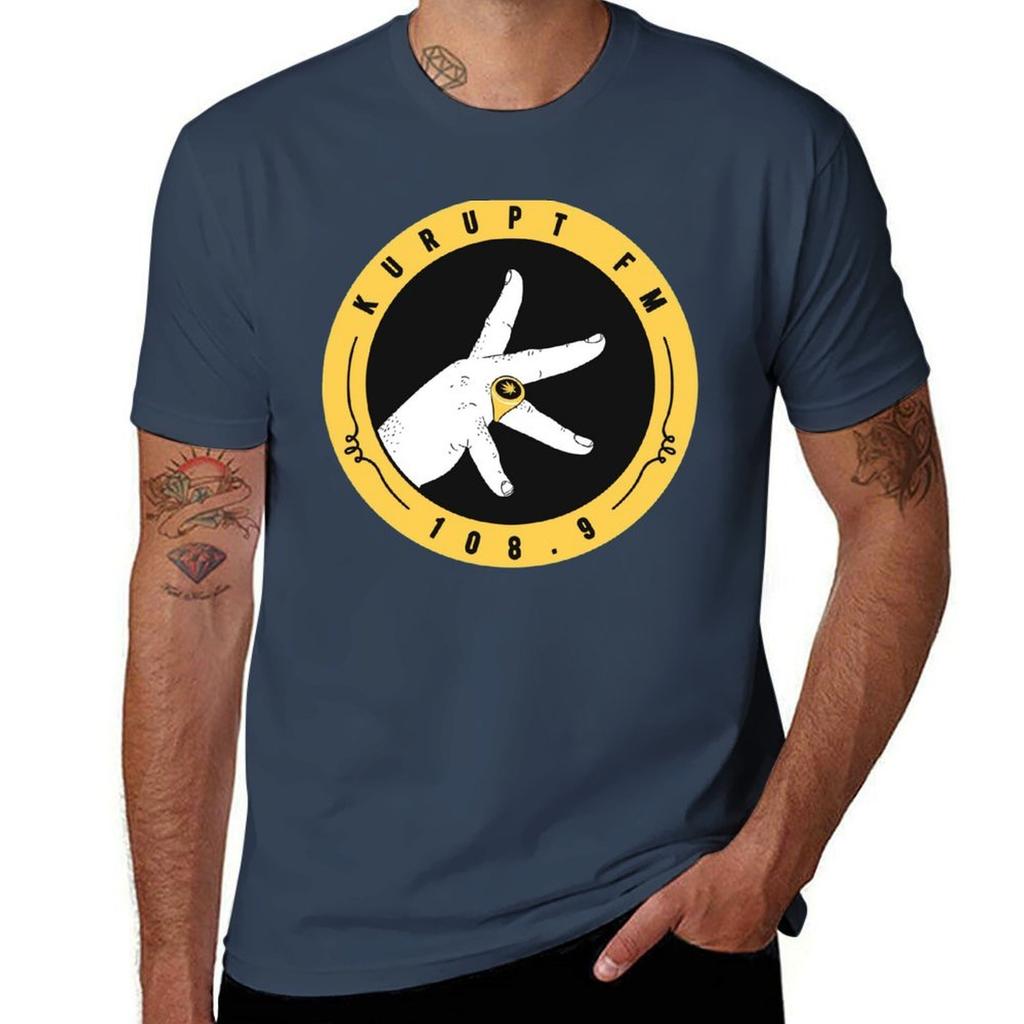 T-shirt Originale Kurupt Fm 1089 Taglie Forti T-shirt da Palestra