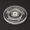 2 Piece Multifunctional 360 Degree Rotating Plastic Turntable Decorative Display Stand Plate Household Organizers Tool