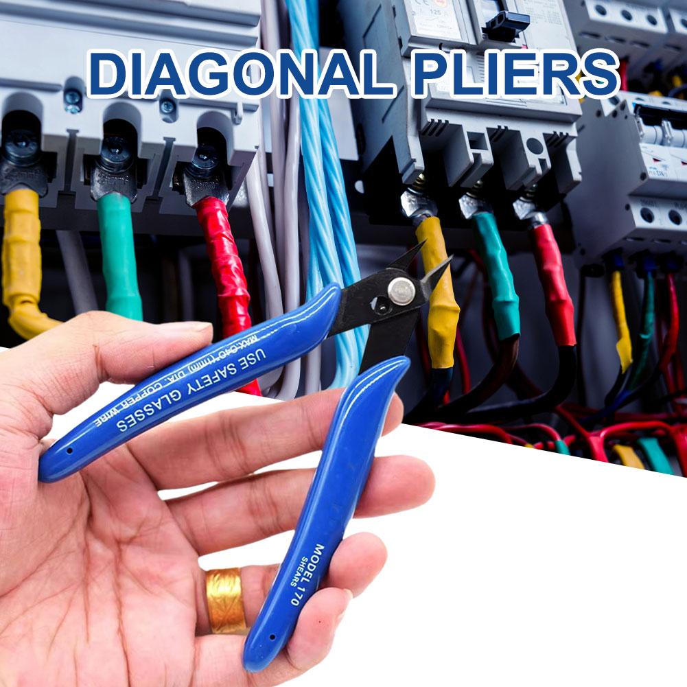 1PCS Bule Flush Side Cutter Clipper Kleště na řezání korálků na šperky Drátěné nástroje Kleště na šperky Sada nářadí a vybavení