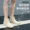 Japanese rain boots New short tube lightweight water boots rubber shoes in summer