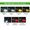 7-stufige Dimm-Blitz-Fitnessstudio-Lampe zum Posen, tragbare Magnet-LED-Posing-Lampe mit Aufhängehaken, Selfie-Licht mit 180-Grad-Faltung