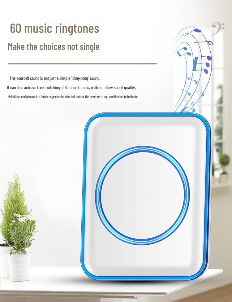 Long-Range Self-Powered Wireless Doorbell for Elderly and Hearing-Impaired