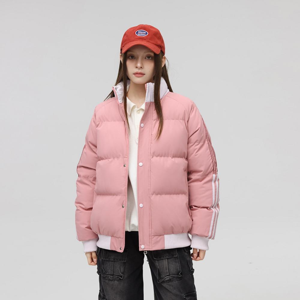 Cotton-padded Clothes Are the Same for Men and Women, and the New Winter Thickened Warm Stand-up Collar Windproof Cotton Jacket.