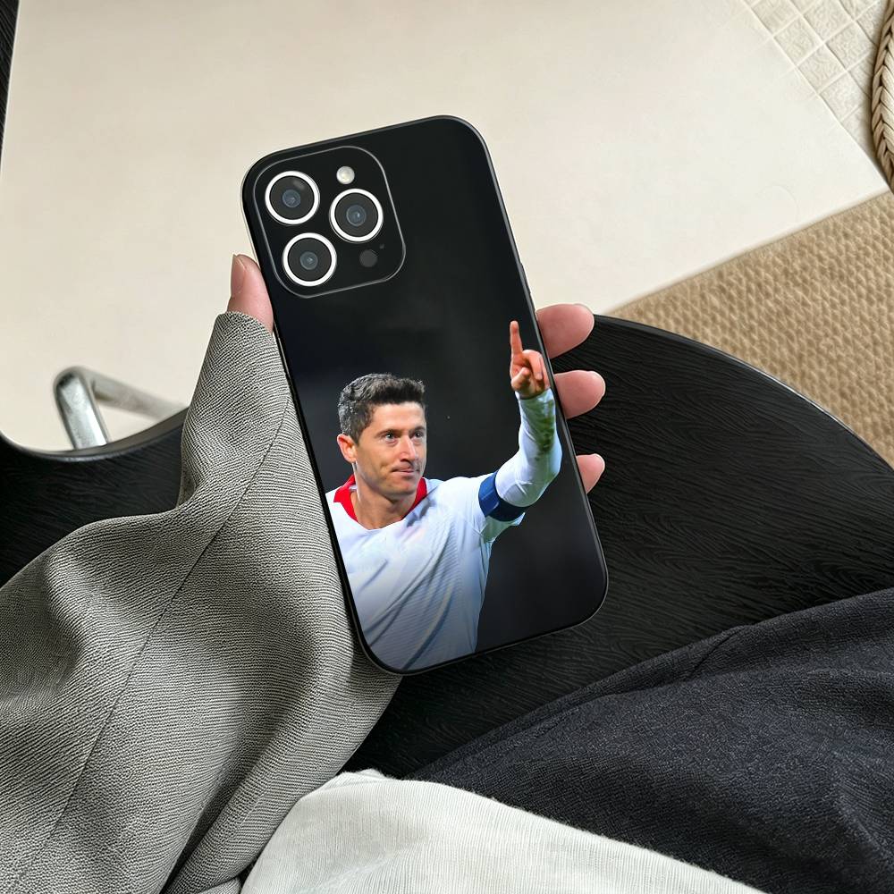 Robert Lewandowski  Phone Case For iPhone 17, 16,15,14,13,12,11 Plus,Pro Max, Others Soft Black Cover iPhone16promax