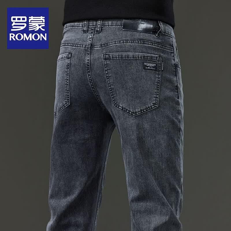 ROMON Men s Straight-Leg Summer Jeans 33